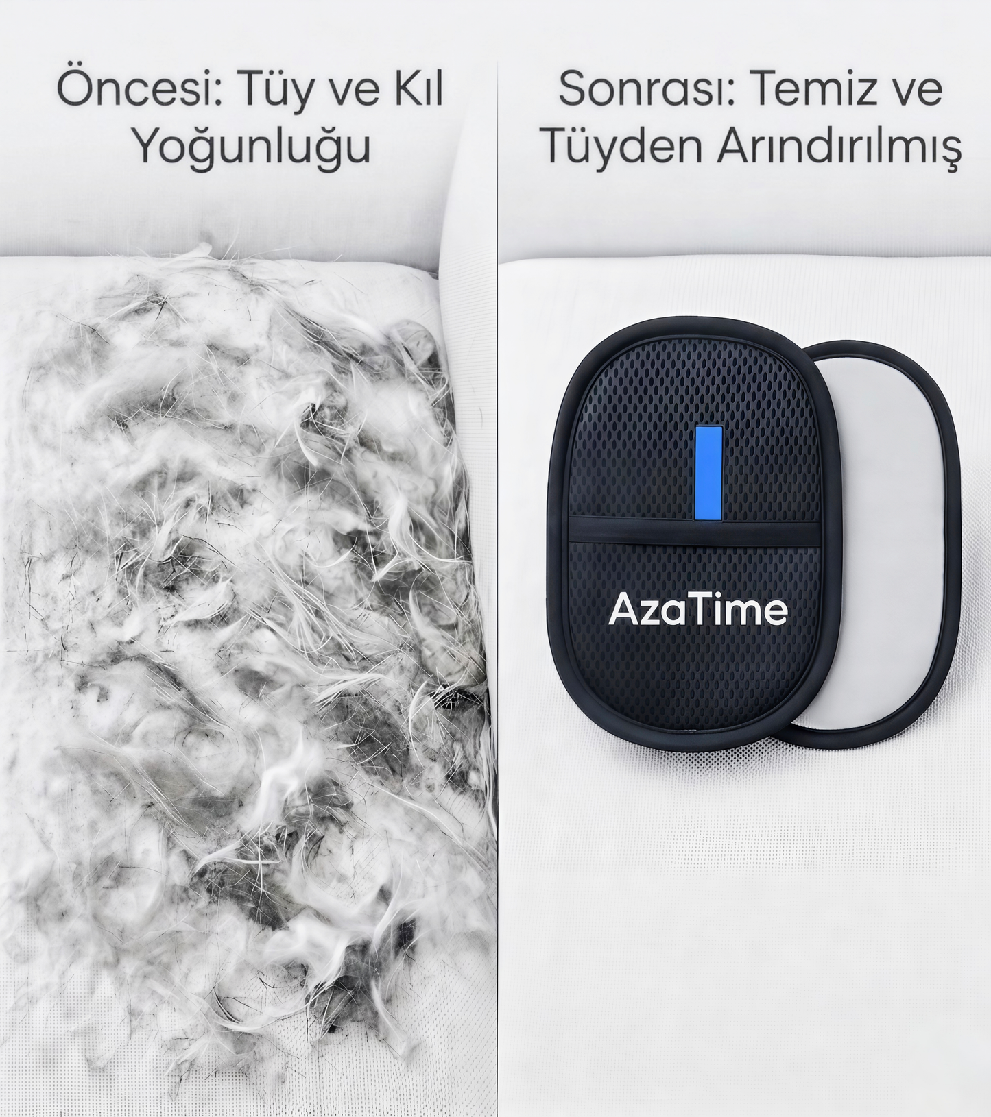 PetGlide Kedi ve Köpek Tüy Toplayıcı  Yeniden Kullanılabilir Tüy Eldiveni